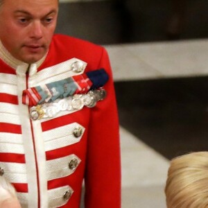 La reine Margrethe II de Danemark, la Première Dame Brigitte Macron (Trogneux) et le prince Frederik de Danemark - Dîner d'Etat donné au château de Christiansborg en l'honneur de la visite du président de la République française et sa femme la Première Dame à Copenhague, Danemark, le 28 août 2018. © Dominique Jacovides/Bestimage