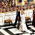 Le prince Frederik de Danemark, la princesse Mary de Danemark, la Première Dame française Brigitte Macron (Trogneux), le prince Joachim de Danemark et la princesse Marie de Danemark - Arrivées au dîner d'Etat donné au château de Christiansborg en l'honneur de la visite du président de la République française et sa femme la Première Dame à Copenhague, Danemark, le 29 août 2018. © Dominique Jacovides/Bestimage
