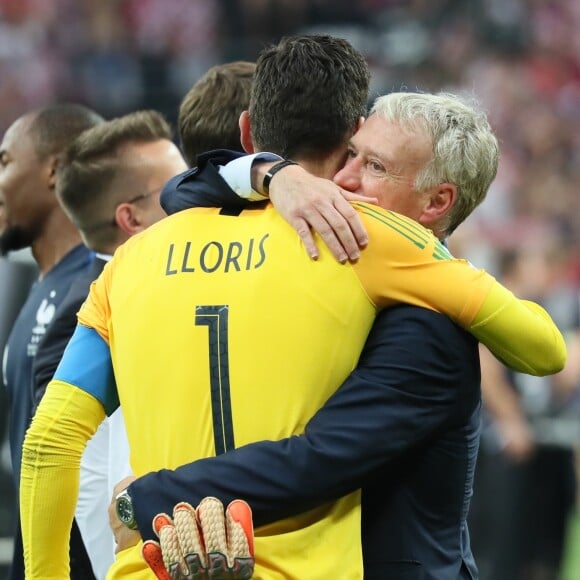 Hugo Lloris et Didier Deschamps - Finale de la Coupe du Monde de Football 2018 en Russie à Moscou, opposant la France à la Croatie (4-2) le 15 juillet 2018 © Cyril Moreau/Bestimage