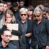 Semi Exclusif - Hervé Diversy, le père de Tom, Marion, la soeur de Tom Diversy, Nadine, la mère de Tom Diversy lors des obsèques de Tom Diversy en la basilique de Saint-Nicolas-de-Port le 31 août 2018.