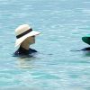 Exclusif - Charlize Theron passe des vacances avec ses enfants et sa mère au fabuleux Atlantis Bahamas Resort aux Bahamas, le 14 août 2018