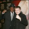 Floyd Mayweather et Ricky Hatton à la première du film "The Battle of East and West" à Hollywood en mars 2009