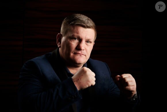 Ricky Hatton lors de l'événement "Ultimate Boxxer Brand Launch" à Londres en février 2018