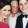 Catherine Zeta-Jones, Michael Douglas et leur fils Dylan sur une photo publiée sur Instagram le 27 mai 2018.