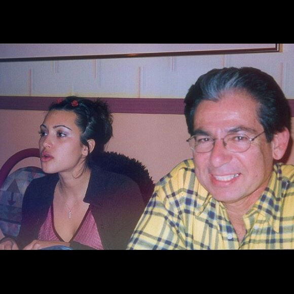 Kim Kardashian partage une photo avec son papa Robert Kardashian prise en 1998. Instagram, le 4 septembre 2018.