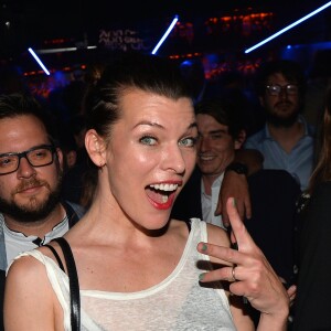 Exclusif - Milla Jovovich - Showcase du groupe Kongas à la Villa Schweppes lors du 71ème Festival International du Film de Cannes le 17 mai 2018. ©Veeren/ Bestimage