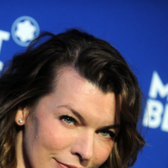 Milla Jovovich - Soirée Montblanc Meisterstuck Le Petit Prince au One World Observatory à New York City, New York, Etats-Unis, le 4 avril 2018. © Sean Zanni/Montblanc via Bestimage