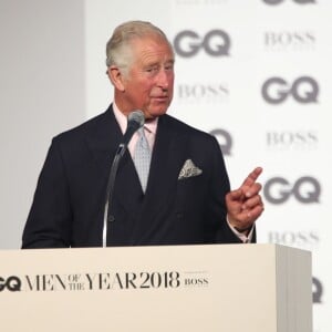 Le prince Charles à la soirée "2018 GQ Men of the Year Awards" à la Tate Modern à Londres, le 5 septembre 2018.