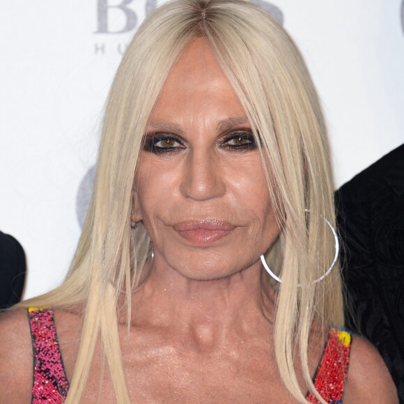 Donatella Versace à la soirée "2018 GQ Men of the Year Awards" à la Tate Modern à Londres, le 5 septembre 2018.