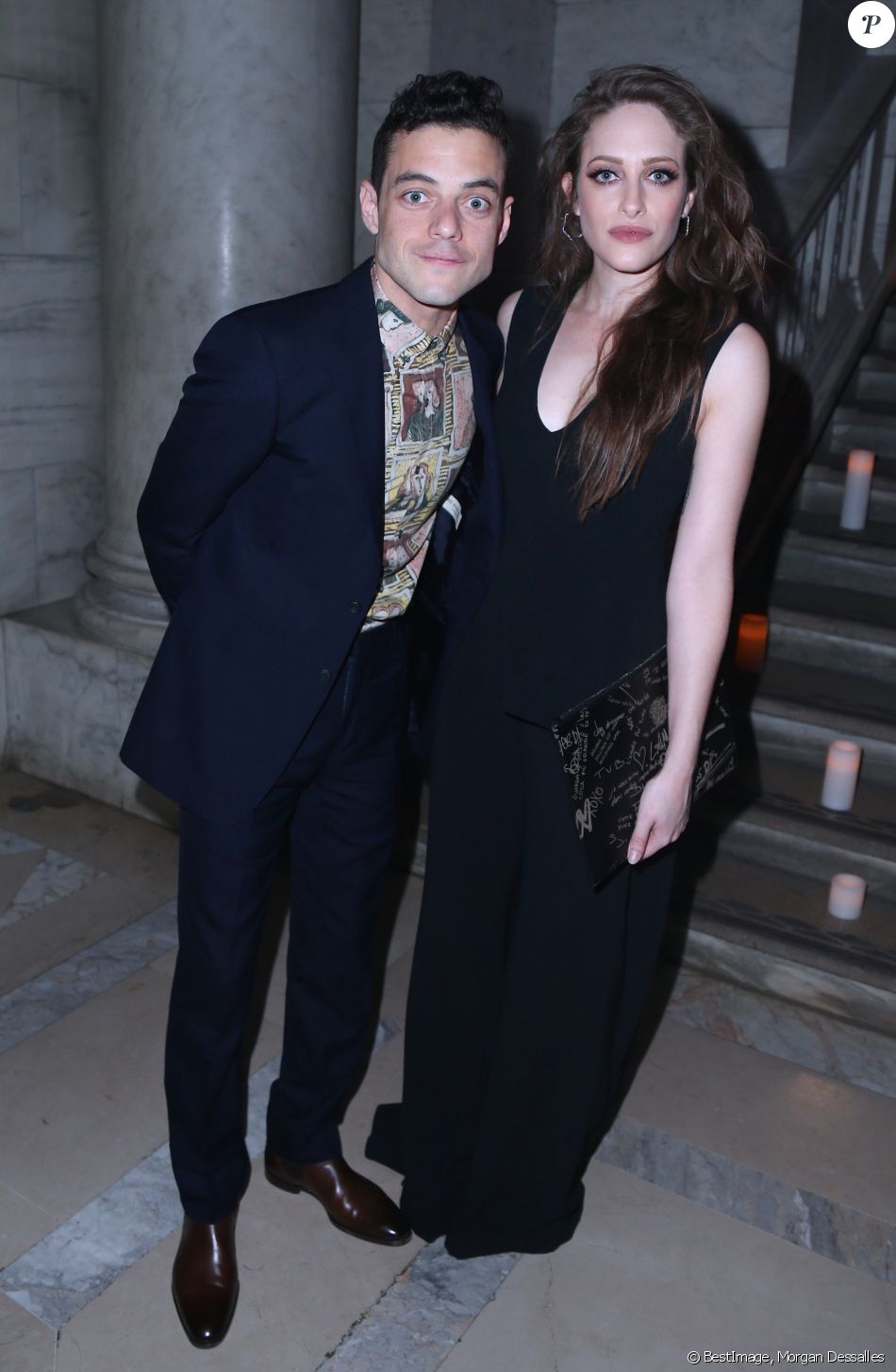 Rami Malek et Carly Chaikin - Dîner de gala Montblanc & UNICEF à la New