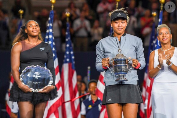 Serena Williams, Naomi Osaka - Finale femme de de l'US Open de Tennis 2018 à New York le 9 septembre 2018.