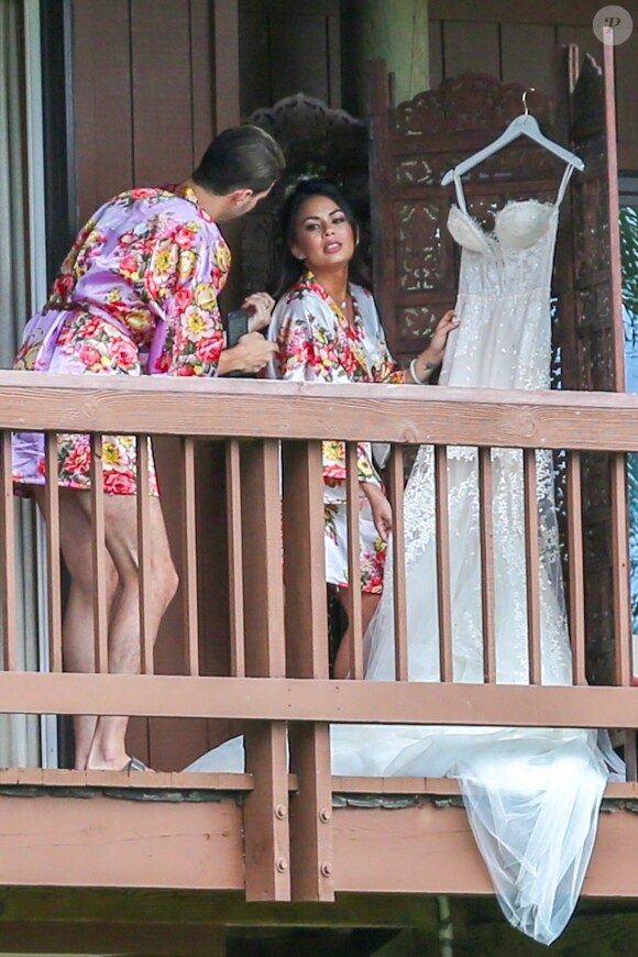 Exclusif - Mariage de Janel Parrish (Pretty Little Liars) et Chris Long à Oahu à Hawaii, le 9 septembre 2018