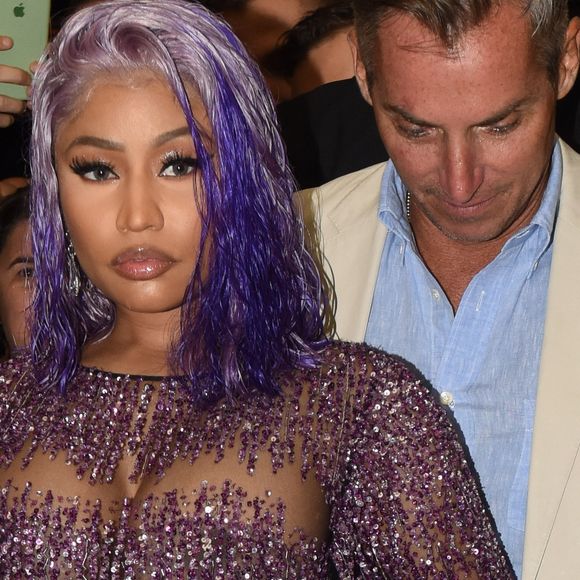 Nicki Minaj arrive à la soirée "6th Annual Media Awards" au Park Hyatt Hotel à New York. le 6 septembre 2018.