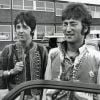 John Lennon et Paul McCartney à Londres en 1967