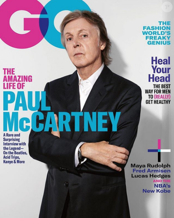 Couverture de l'édition américaine du magazine "GQ", édition du mois d'octobre 2018.