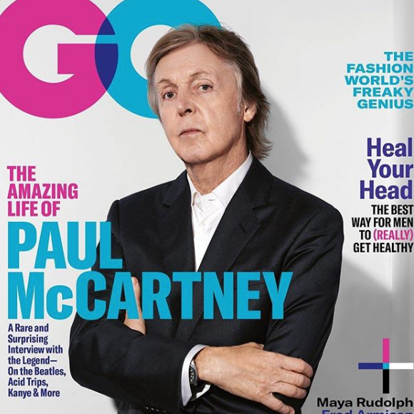 Couverture de l'édition américaine du magazine "GQ", édition du mois d'octobre 2018.