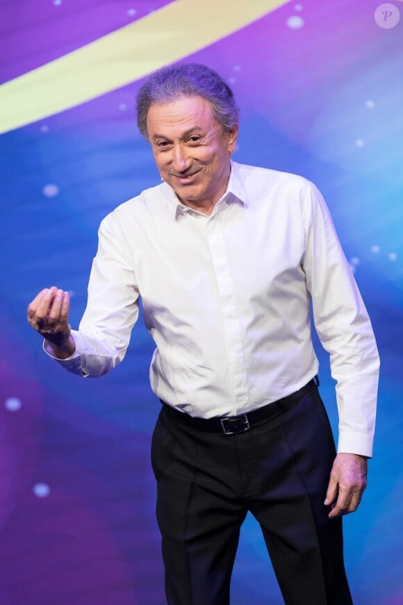 Michel Drucker lors du gala de la Chaine de l'espoir au théâtre de la Tour Eiffel à Paris, France, le 26 mars 2018. © Cyril Moreau/Bestimage