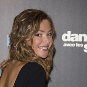 Sandrine Quétier lors du photocall de présentation du jury et des nouveaux couples de "Danse avec les Stars" au siège de TF1 à Boulogne-Billancourt, le 28 septembre 2017. © Pierre Pérusseau/Bestimage