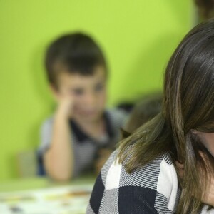 La reine Letizia d'Espagne lors du lancement de l'année scolaire 2018/2019 à Oviedo, le 12 septembre 2018.