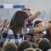 La reine Letizia d'Espagne lors du lancement de l'année scolaire 2018/2019 à Oviedo, le 12 septembre 2018.