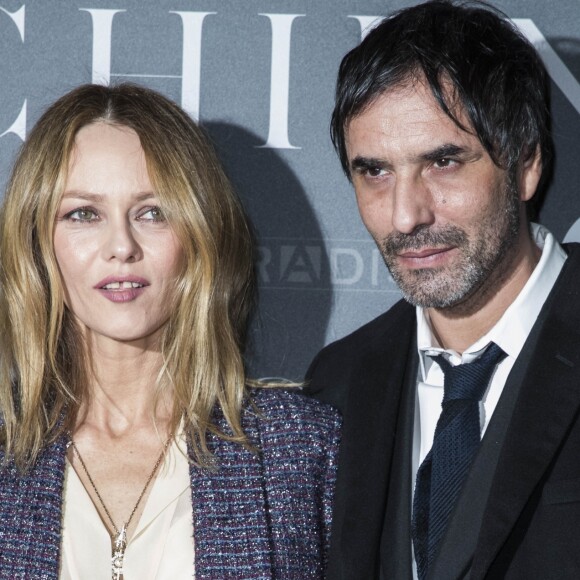 Vanessa Paradis et son compagnon Samuel Benchetrit (réalisateur) - Avant-première du film "Chien" au cinéma MK2 Bibliothèque à Paris, France, le 5 mars 2018. © Olivier Borde/Bestimage