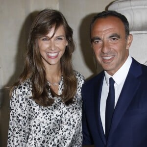 Exclusif - Ophélie Meunier, Nikos Aliagas - Soirée "Luxe à la Française" à l'hôtel Shangri-La à Paris le 13 septembre 2018. © Marc Ausset-Lacroix/Bestimage