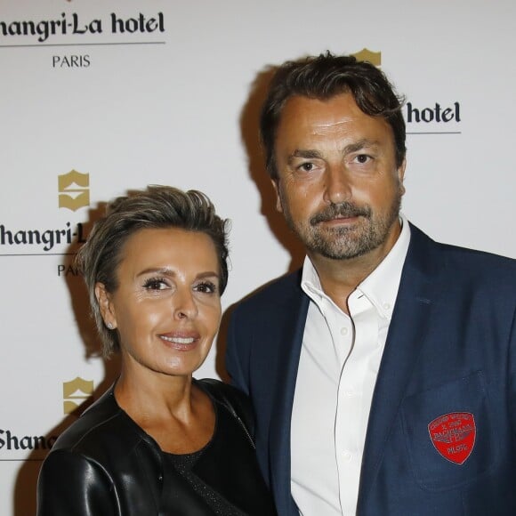 Exclusif - Henri Leconte et sa compagne Maria Dowlatshahi - Soirée "Luxe à la Française" à l'hôtel Shangri-La à Paris le 13 septembre 2018. © Marc Ausset-Lacroix/Bestimage