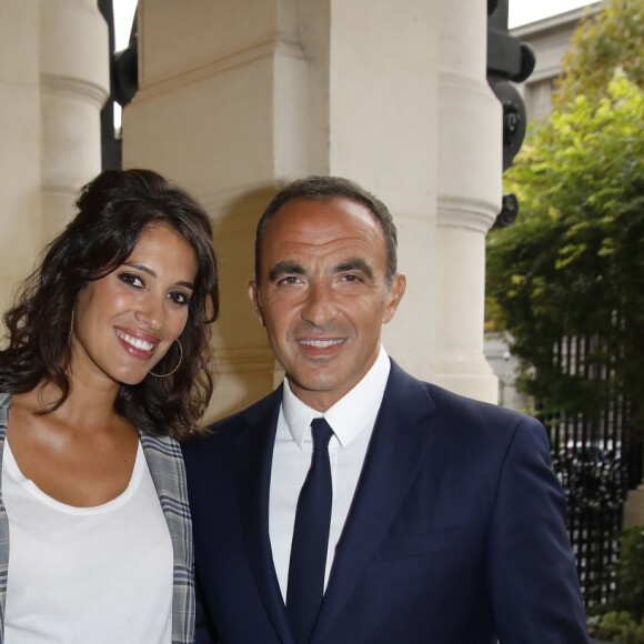 Exclusif - Laurie Cholewa, Nikos Aliagas - Soirée "Luxe à la Française" à l'hôtel Shangri-La à Paris le 13 septembre 2018. © Marc Ausset-Lacroix/Bestimage