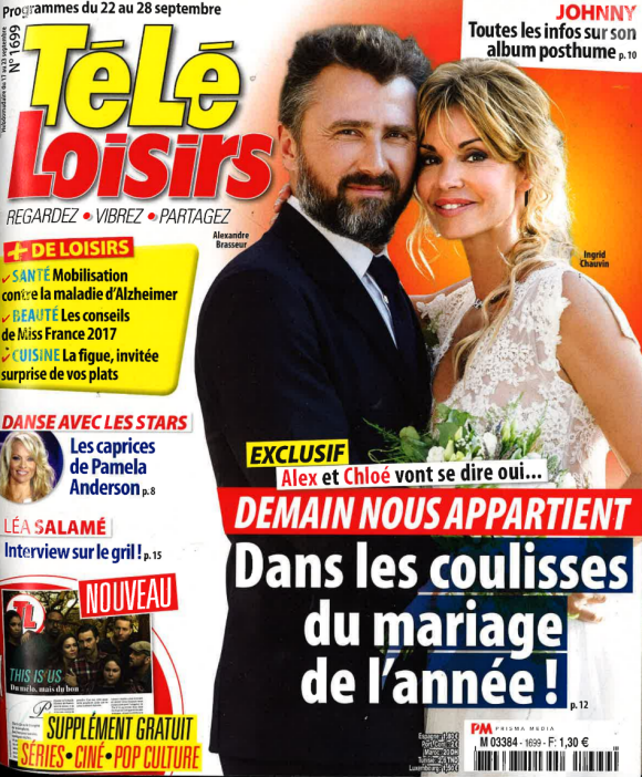 Couverture du nouveau numéro de "Télé Loisirs" en kiosque lundi 17 septembre 2018