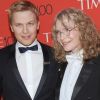 Mia Farrow et son fils Ronan Farrow - Photocall de la soirée 2018 Time 100 Gala au Frederick P. Rose Hall à New York, le 24 avril 2018
