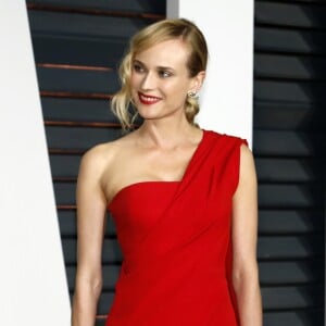 Diane Kruger en Donna Karan à la soirée "Vanity Fair Oscar Party" à Hollywood, le 22 février 2015.