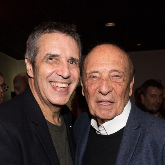 Exclusif - Julien Clerc et Jacques Séguéla - Julien Clerc en concert à la Salle Pleyel pour "La Tournée des 50 ans" à Paris le 16 mars 2018 © Cyril Moreau / Bestimage