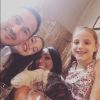Frank, Christine Lampard et leurs deux filles. Mai 2018.