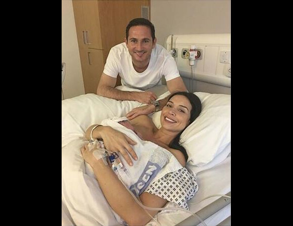 Frank et Christine Lampard présentent leur 3e enfant, une fille prénommée Patricia Charlotte. Le 21 septembre 2018.