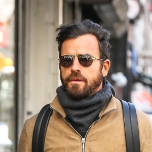 Justin Theroux à New York le 14 mars 2018