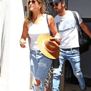 Jennifer Aniston et Justin Theroux à New York en juillet 2017