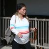 Exclusif - Hilary Duff, enceinte, à Los Angeles le 20 septembre 2018.