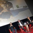  Exclusif - Alain Delon lors de la projection du film La Piscine en marge d'une exposition organisée par la ville de Boulogne-Billancourt en novembre 2011. 