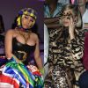 Nicki Minaj et Cardi B aux défilés Versace et Dolce&Gabbana. Milan, les 21 et 23 septembre 2018.