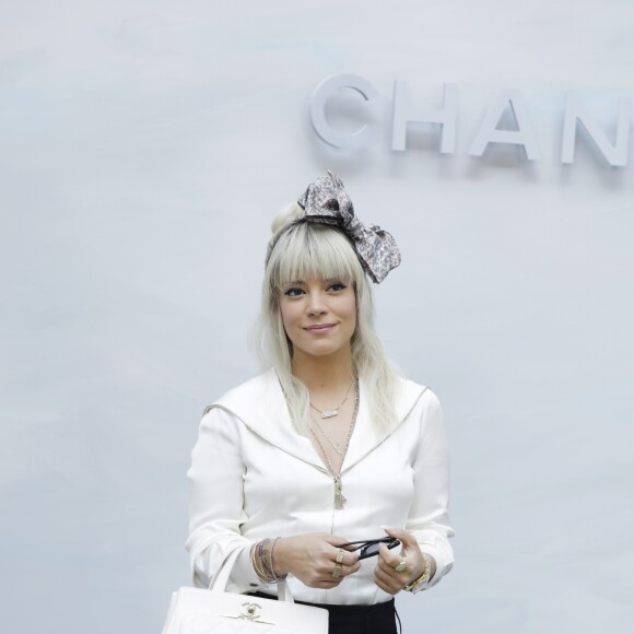 Lily Allen - Photocall du défilé de mode "Chanel", collection Haute-Couture automne-hiver 2018/2019, à Paris. Le 3 juillet 2018 © Olivier Borde / Bestimage