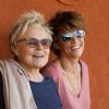 Muriel Robin et sa femme Anne Le Nen au village des Internationaux de France de Tennis de Roland Garros à Paris le 2 juin 2018. © Dominique Jacovides-Cyril Moreau / Bestimage