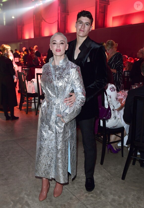 Rose McGowan et Rain Dove aux GQ Men of the Year Awards 2018 à Londres, le 5 septembre 208.