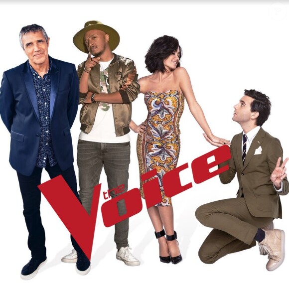 Jenifer, Mika, Julien Clerc et Soprano - photo officielle du nouveau jury de "The Voice", saison 8