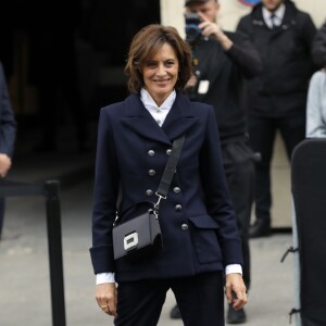 Inès de la Fressange - Arrivées des people au défilé Chanel Collection Prêt-à-Porter Printemps/Eté 2019 lors de la Fashion Week au Grand Palais à Paris le 2 octobre 2018. © Veeren-CVS/Bestimage