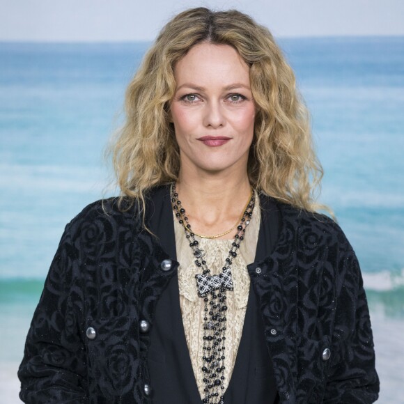 Vanessa Paradis - Photocall du défilé Chanel Collection Prêt-à-Porter Printemps/Eté 2019 lors de la Fashion Week au Grand Palais à Paris le 2 octobre 2018. © Olivier Borde/Bestimage