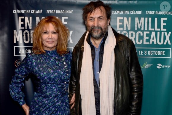 Clémentine Célarié, Serge Riaboukine - Avant-première du film "En Mille Morceaux" à Paris le 1er octobre 2018.