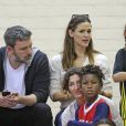 Ben Affleck et Jennifer Garner ont assisté à un match de basketball de leur fils Samuel Le 13 Janvier 2018