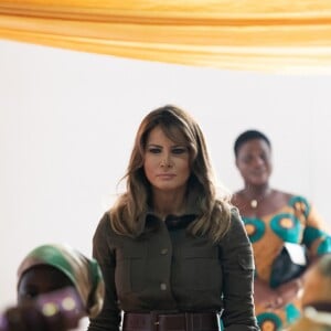 Melania Trump en voyage officiel au Ghana, le 3 octobre 2018.