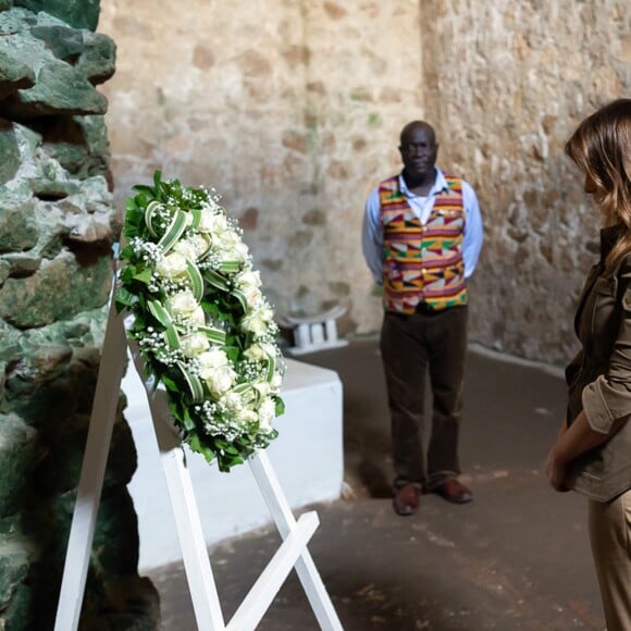 Melania Trump en voyage officiel au Ghana, le 3 octobre 2018.