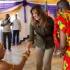 Melania Trump en voyage officiel au Ghana, le 3 octobre 2018.